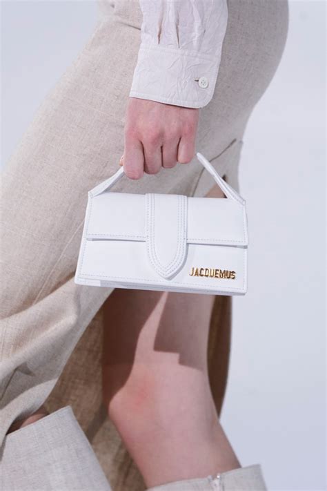 jacquemus black and white bag.